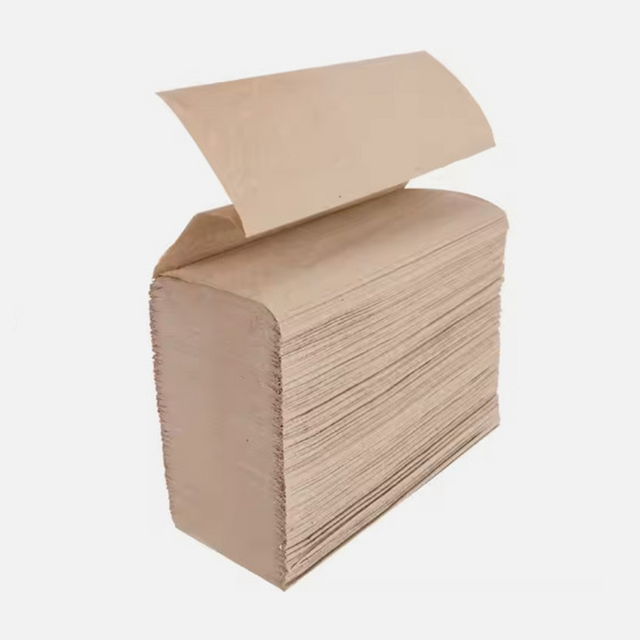 Umweltfreundliches recyceltes gefaltetes M-Papierhandtuch