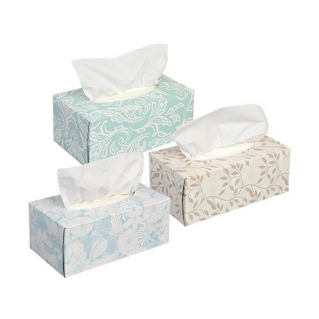 Premium individuell bedrucktes Ultrasoft Virgin 200 Blatt 3-lagiges Kosmetiktuchpapier