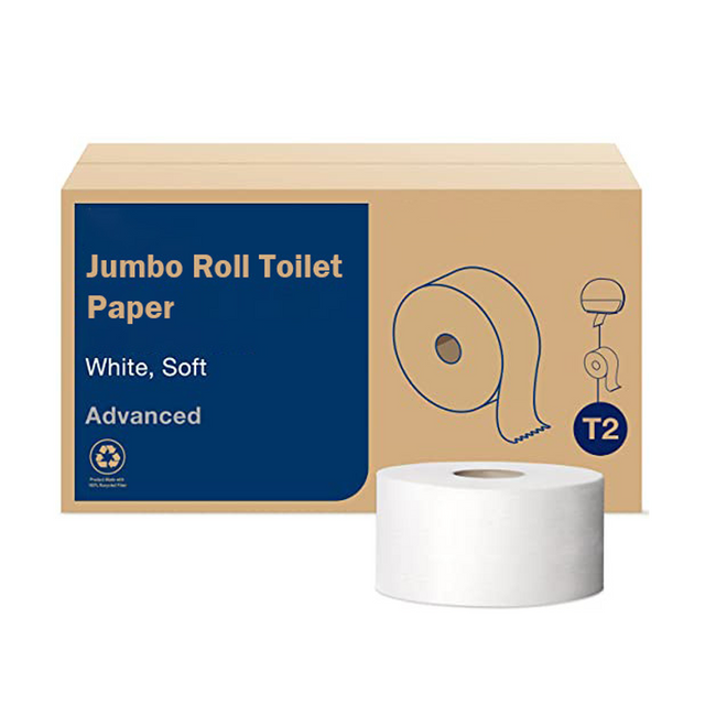 Ulive Virgin hochwertiges, ultraweiches Jumbo-Rollen-Toilettenpapier