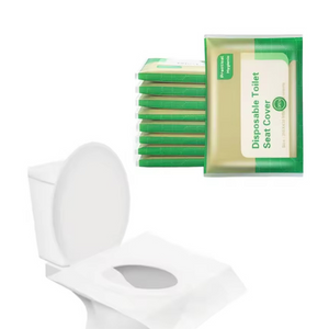 Reise tragbarer, spülbarer, biologisch abbaubarer, wasserlöslicher Einweg-Toilettensitzbezug aus Papier